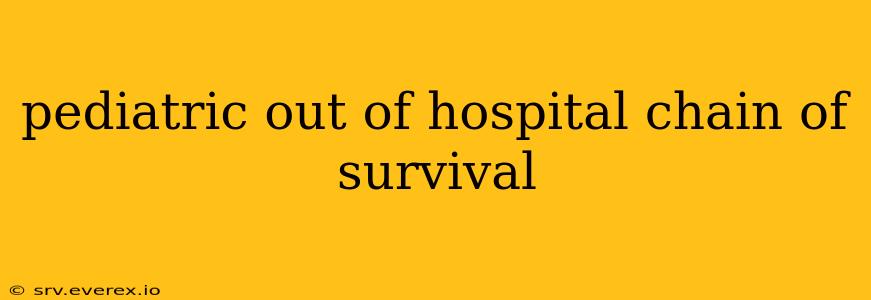 pediatric out of hospital chain of survival