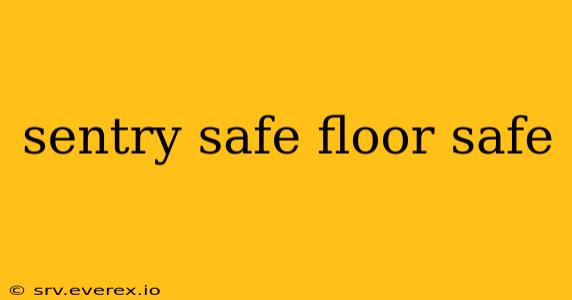 sentry safe floor safe